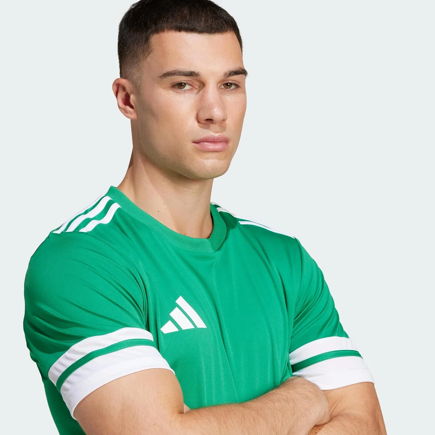 Футболка adidas SQUADRA25, Team Green / White — фото 2