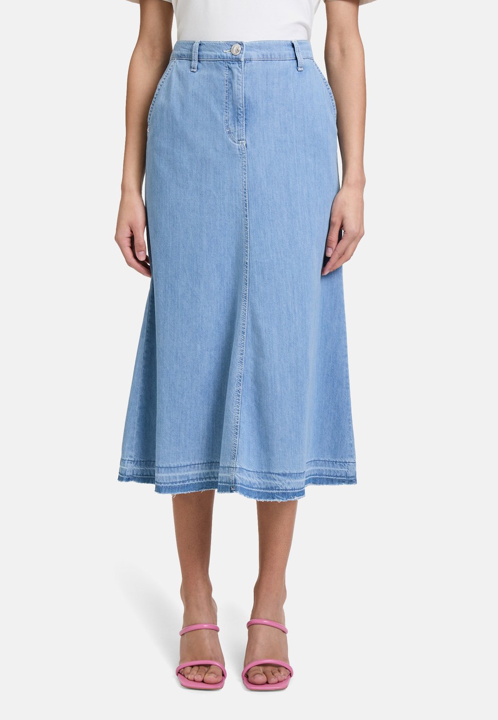 

Юбка А-силуэта MIT OFFENEM SAUM - Denim skirt Betty Barclay, синий