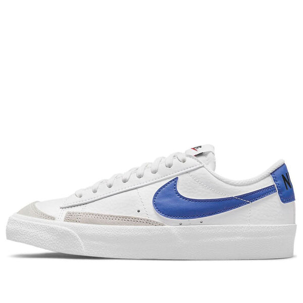 

Кроссовки blazer low '77 'white hyper royal' Nike, белый