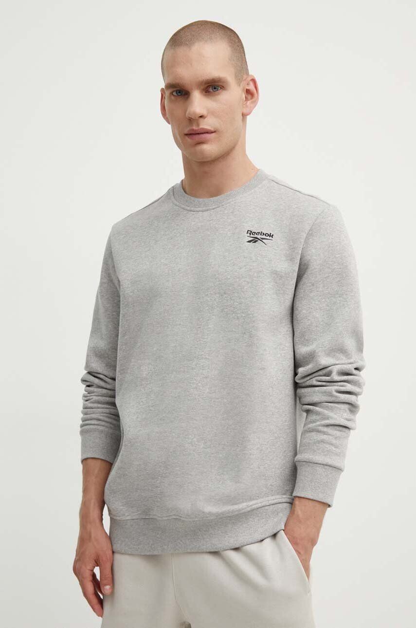 

Толстовка с фирменным стилем Reebok, серый