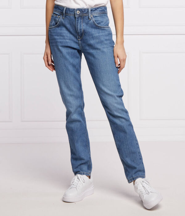 

Фиолетовые джинсы Mom fit Pepe Jeans London, синий