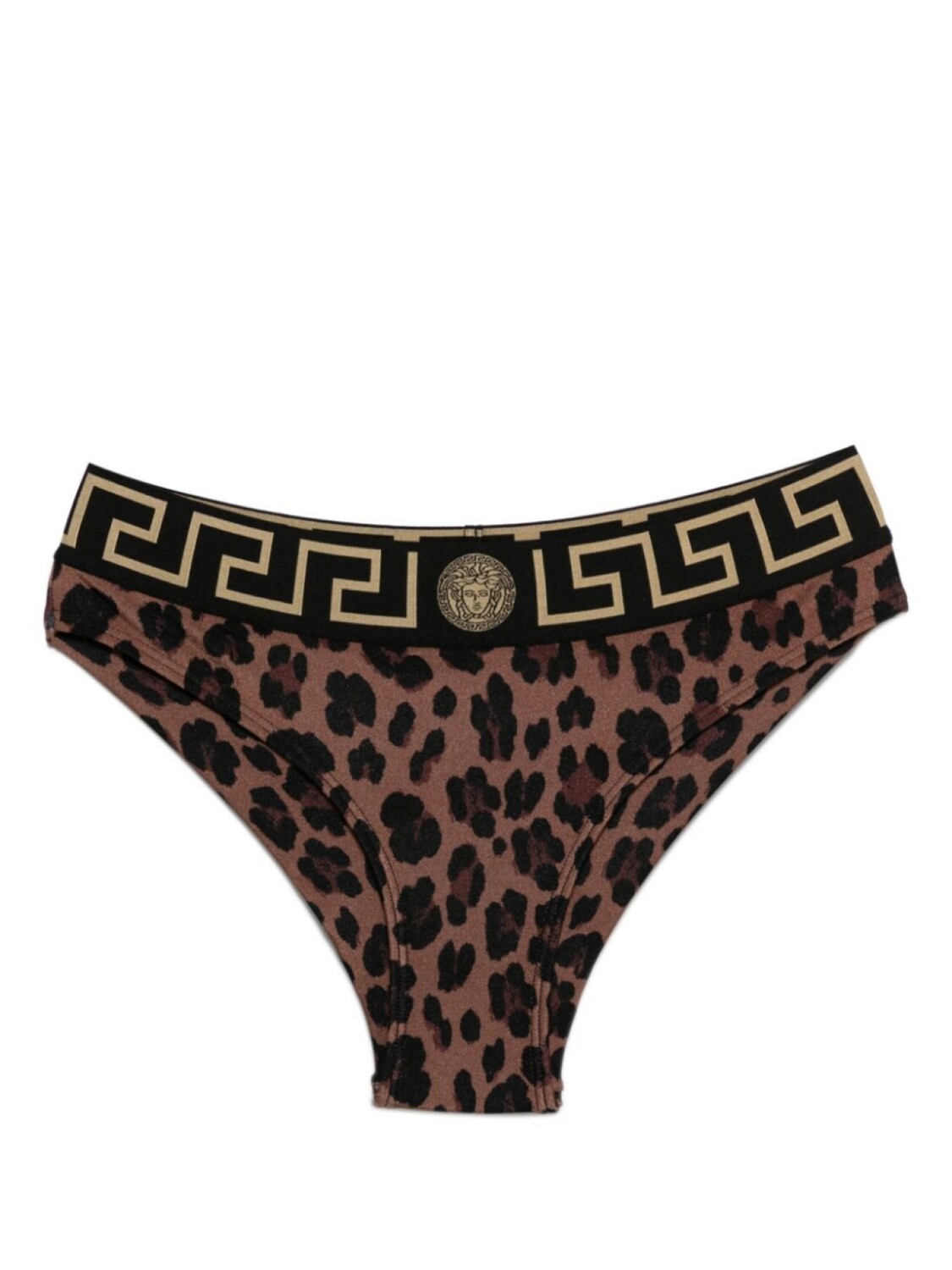 

Versace плавки бикини с леопардовым принтом, коричневый