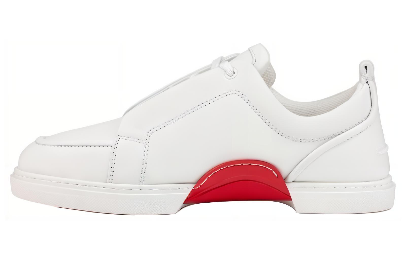 

Кроссовки Jimmy на шнуровке Christian Louboutin, белые