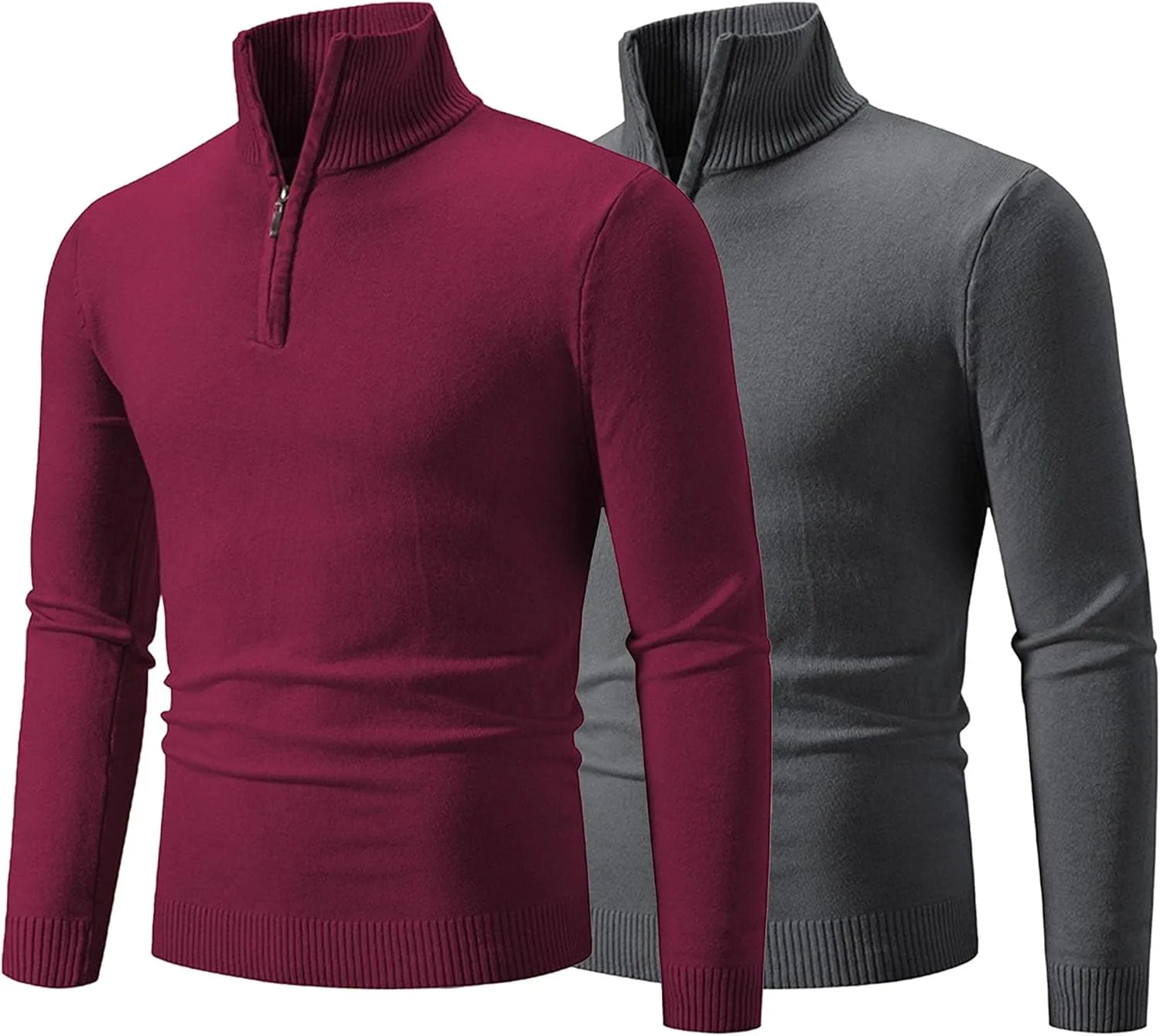 

Термокостюм Quarter Zip Pullover для мужчин, Slim Fit, Mock Neck QOAAIE