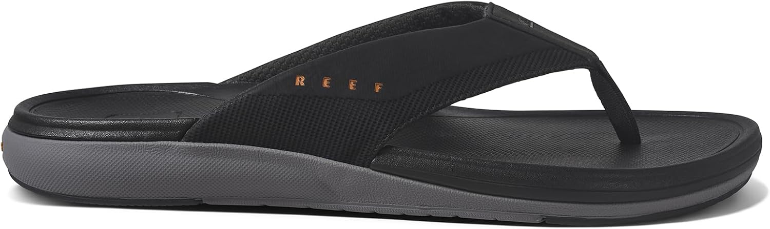 Мужские сандалии Reef Cushion Norte с мягкой подошвой, темно-серый — фото 4