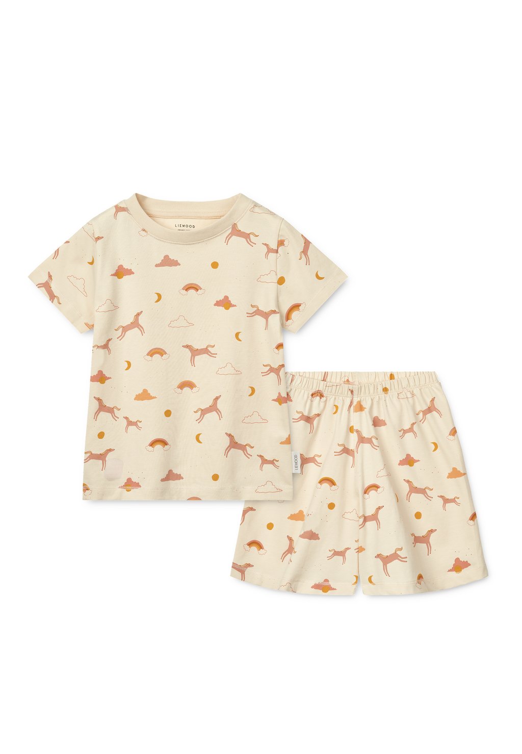 

Пижама ILFORD PRINTED UNISEX SET Liewood, слоновая кость