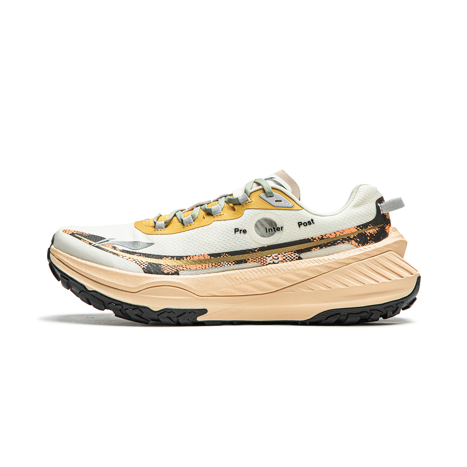 

LINING Кроссовки Soulland X Dilu мужские низкие, цвет белый золотой