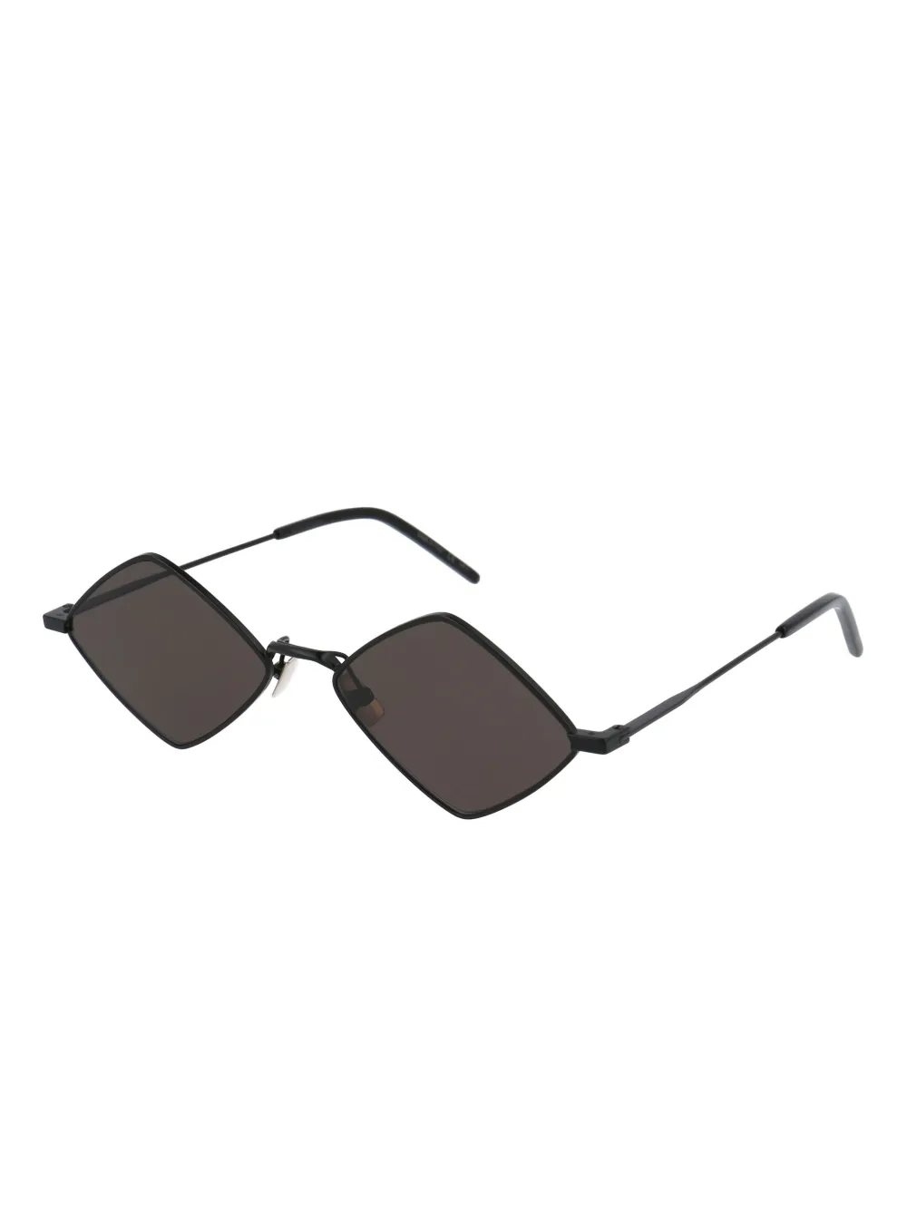 

Солнцезащитные очки в геометрической оправе Saint Laurent Eyewear, черный