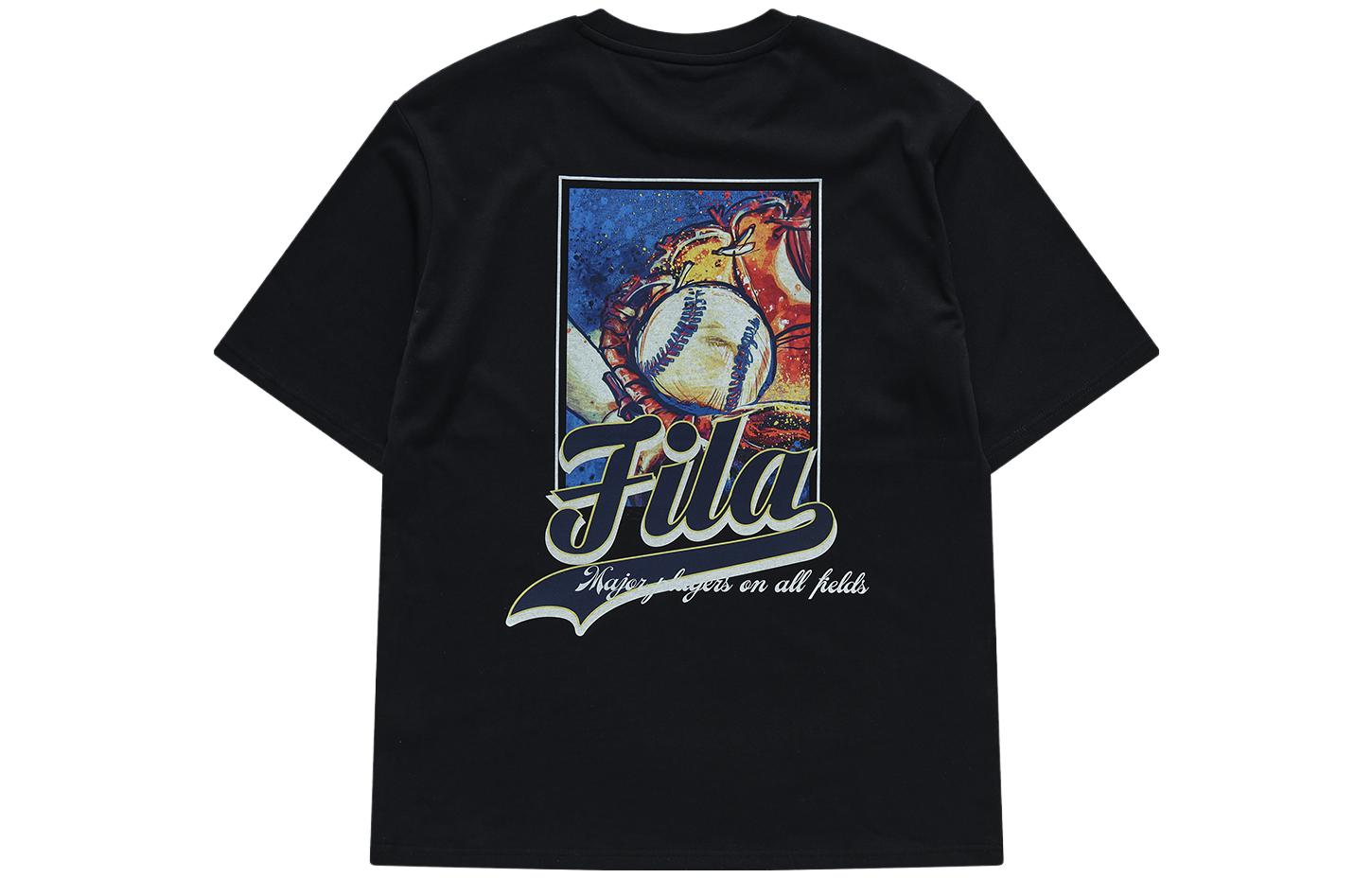 

FILA FUSION Футболка серии BASEBALL, мужская, черная