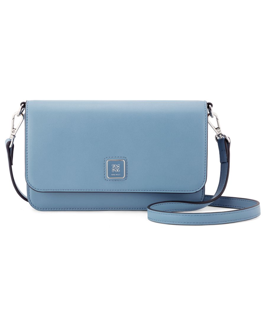 

Сумка-кошелек для телефона Dorsey через плечо Nine West, Pale Denim