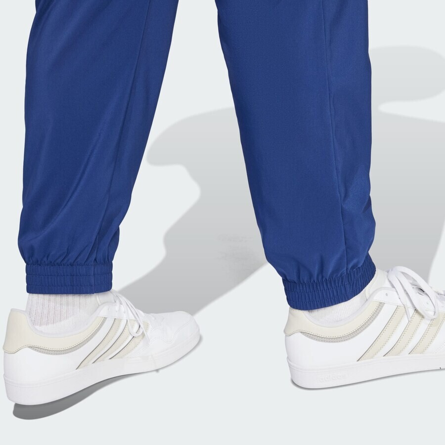 Длинные брюки ADIDAS SPORTSWEAR Tapered Workout Pants Essentials, темно-синий — фото 4
