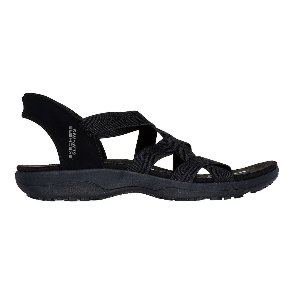 Skechers Hands Free Slip-ins Женские сандалии в стиле регги Slim Stretch Flex, темно-синий — фото 2