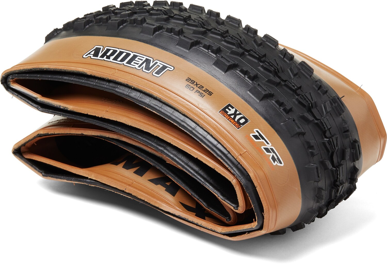 

Покрышка Ardent DC EXO TR 29er — коричневая стена Maxxis, хаки
