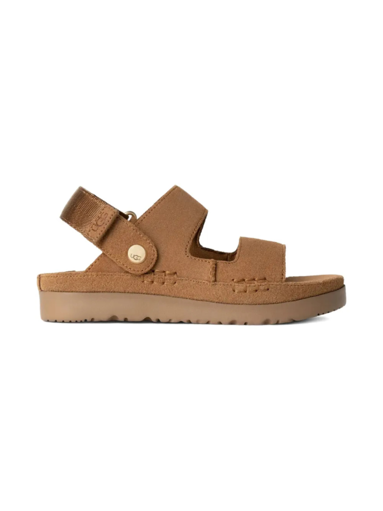 

UGG Kids сандалии Goldenstar Glide на платформе, коричневый