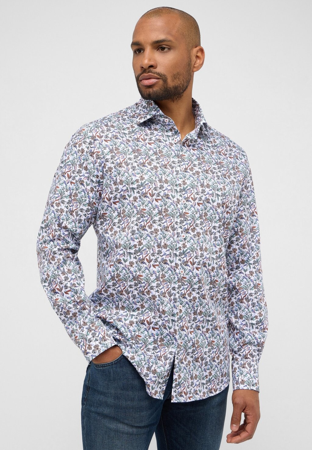 

Рубашка Modern Fit Eterna, лосось
