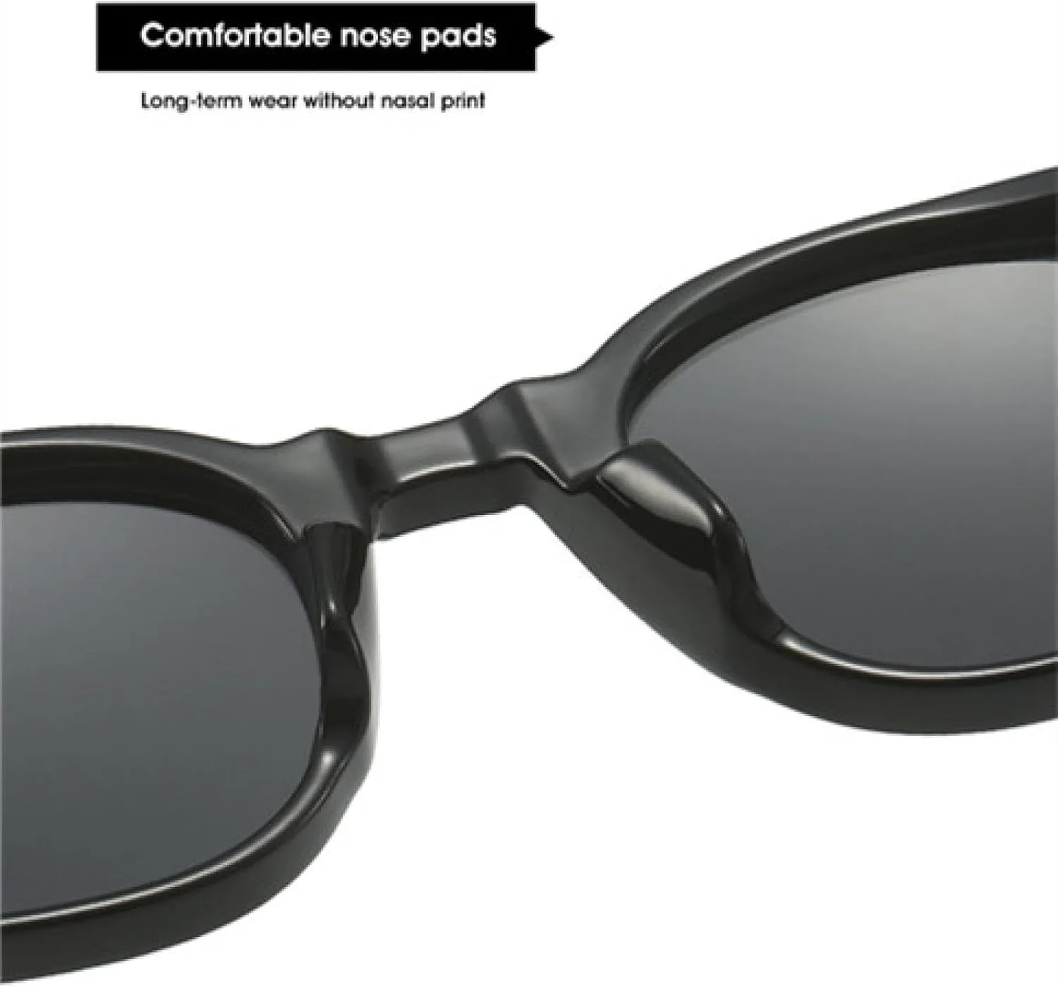 

Винтажные панк-солнцезащитные очки для женщин, модные солнцезащитные очки UV400 для мужчин, овальные солнцезащитные очки с заклепками TOIPASTN, Black Gray