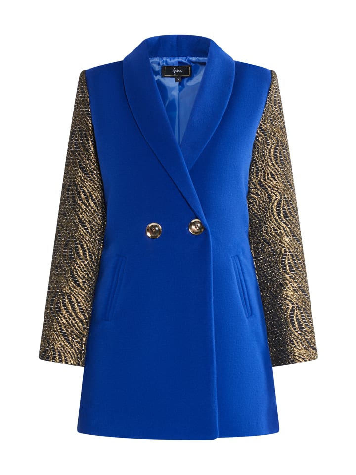 

Женское пальто королевского синего цвета faina