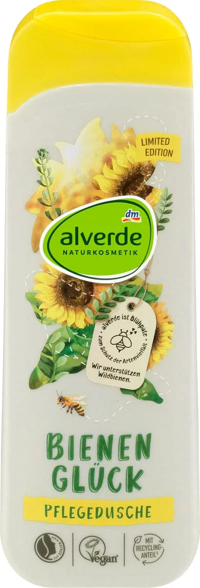 Натуральный гель для душа alverde с органическим подсолнечником 250 мл Alverde