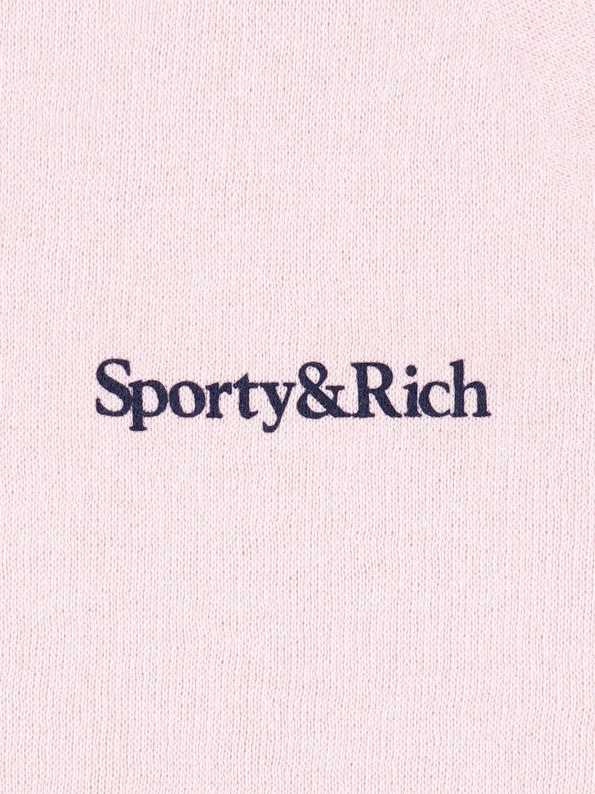 Толстовка с надписью Sporty & Rich Kids, розовый — фото 3