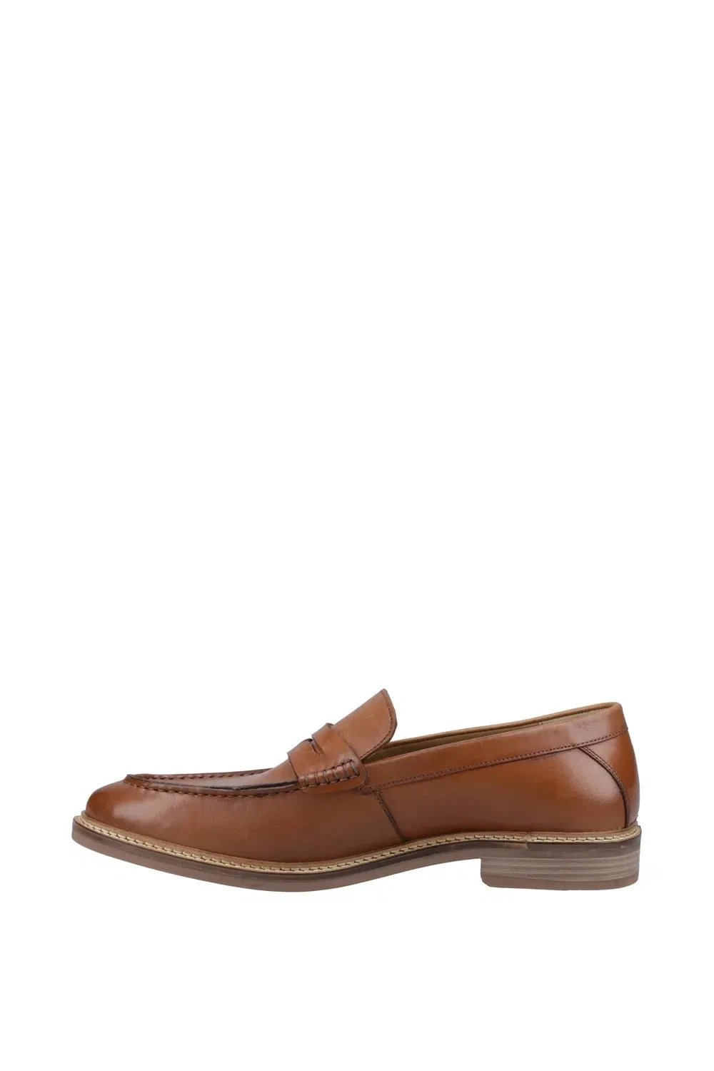 Лоферы мужские с декоративным швом Hush Puppies, бежевый — фото 4