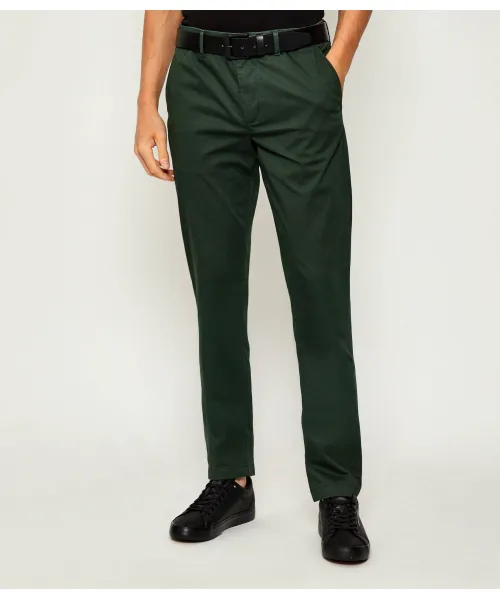 

Брюки-Чиносы Bleecker Slim fit Tommy Hilfiger, зеленый