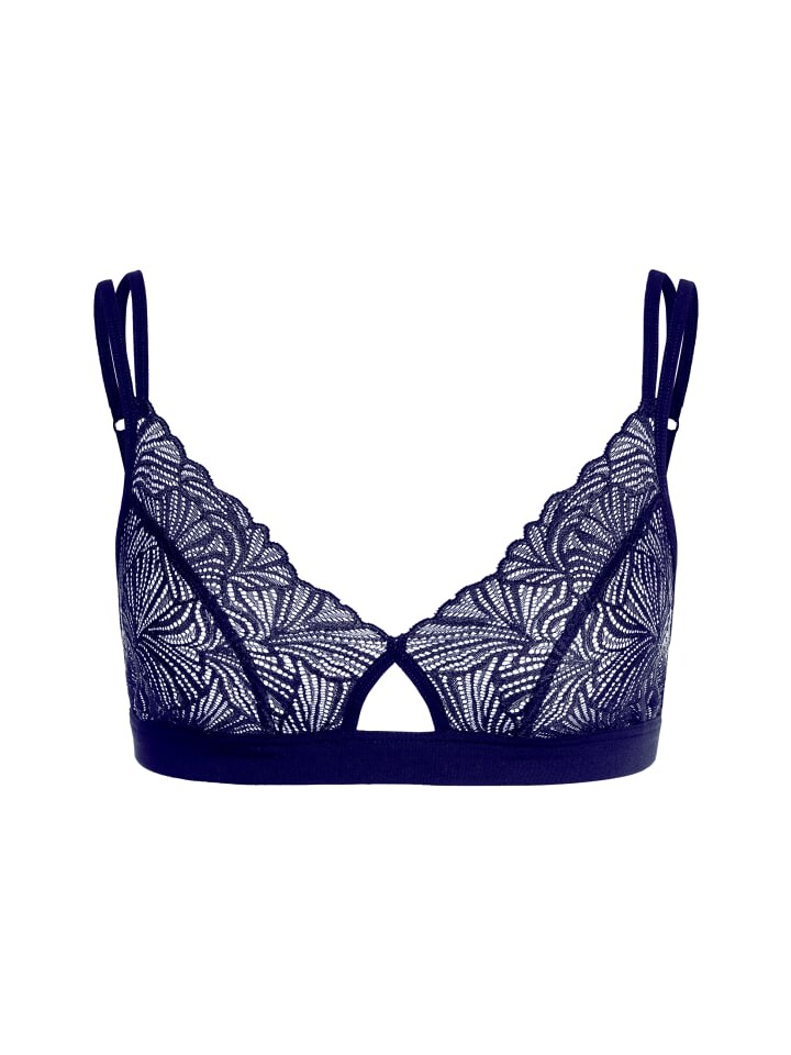 

Бюстье Erlich Textil Bustier FLUID LACE CUT-OUT BRALETTE, цвет mitternachtblau