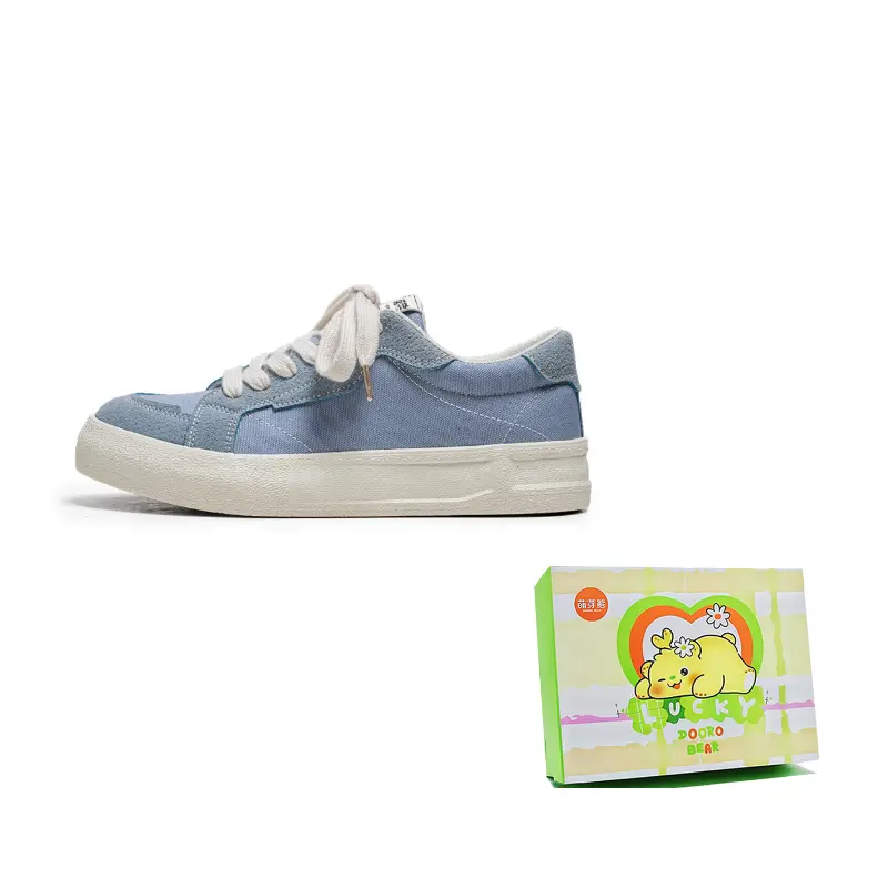 

Budding Bear Мужские устойчивые к истиранию низкие скейтерские кроссовки Blue, цвет Blue