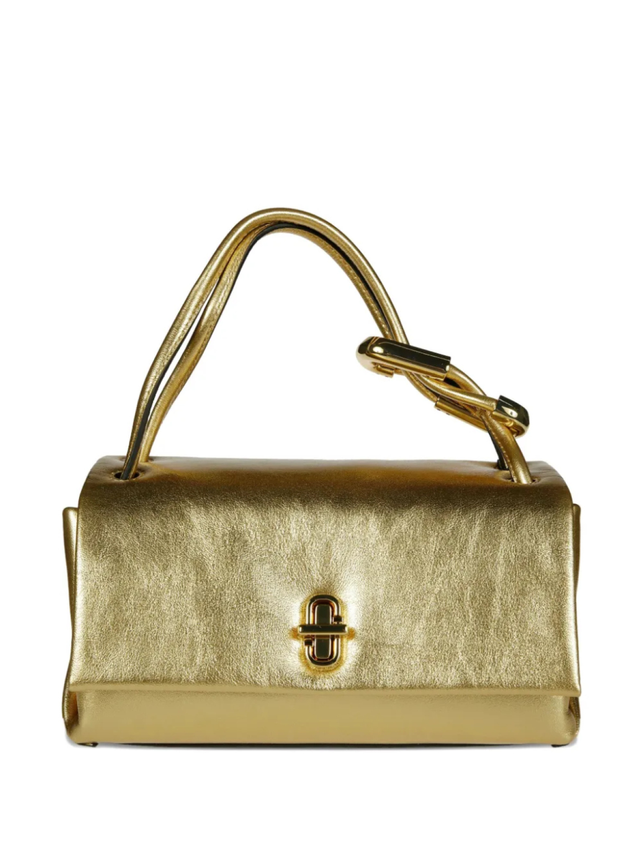 

Мини двойная сумка Marc Jacobs, золотой
