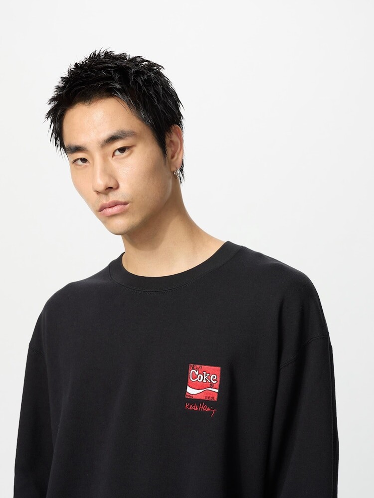 

Толстовка keith haring x coca-cola Uniqlo, черный