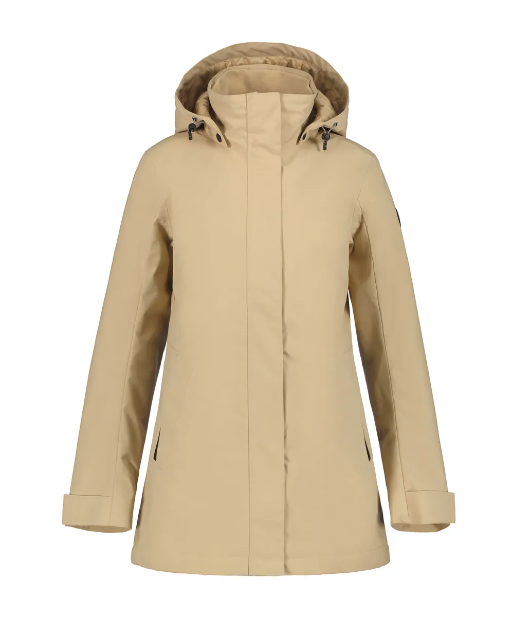 

Функциональная куртка Icepeak "D FUNKTIONSJACKE ALNA", с капюшоном и высоким воротником-стойкой, бежевый