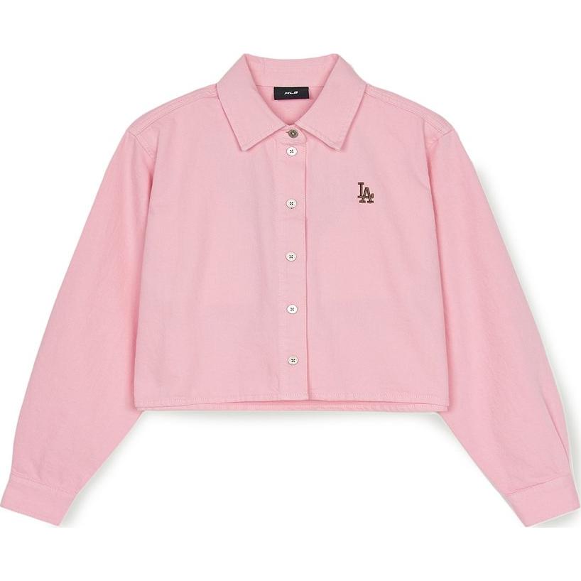 

MLB Розовая джинсовая куртка женская, Pink