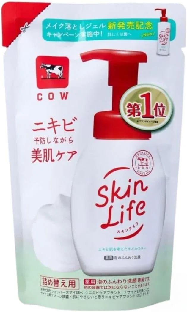 Пенка для умывания — Лечебная Cow Brand Skin Life с ароматом цитрусового букета, 140 мл