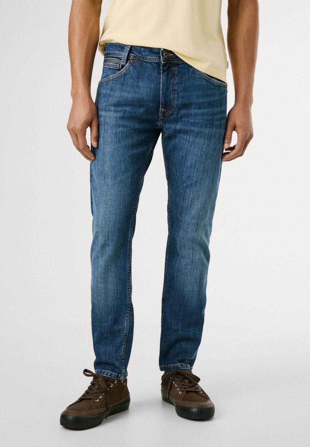 

Джинсы облегающего кроя SPIKE Pepe Jeans, цвет Faded Oxford Blue