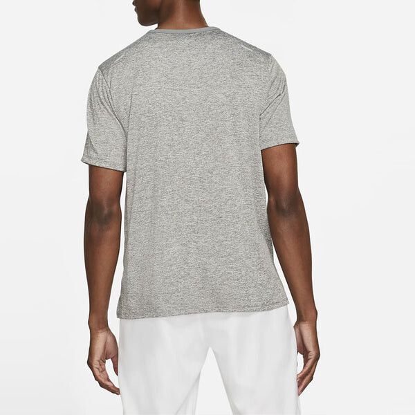 Футболка Nike Dri-fit Rise 365 Casual Sports Breathable Round Neck Short Sleeve Gray, серый — фото 4