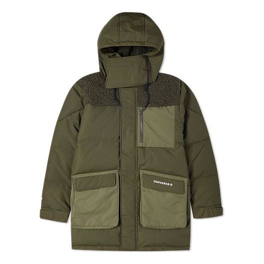 

Куртка premium mid down jacket 'cargo khaki' Converse, хаки