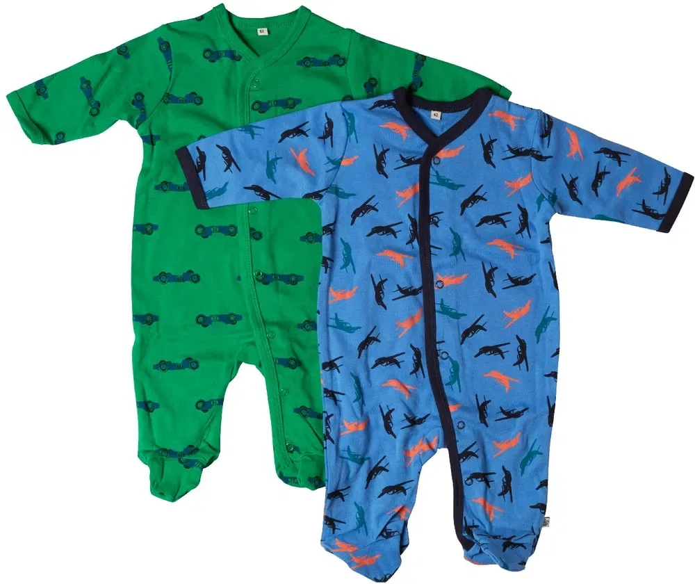 Пижама детская хлопковая Pippi Babywear, синий