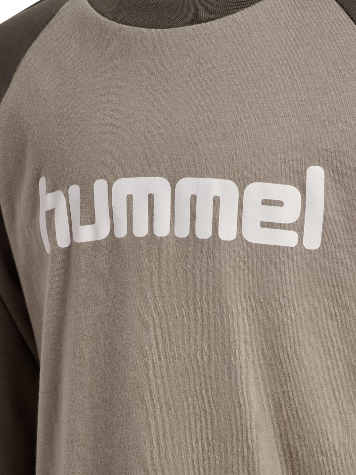 Hummel Футболка с логотипом Hmljr для детей в темную ночь — фото 3