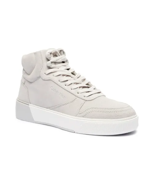 

Кожаные кроссовки Calvin Klein, серый