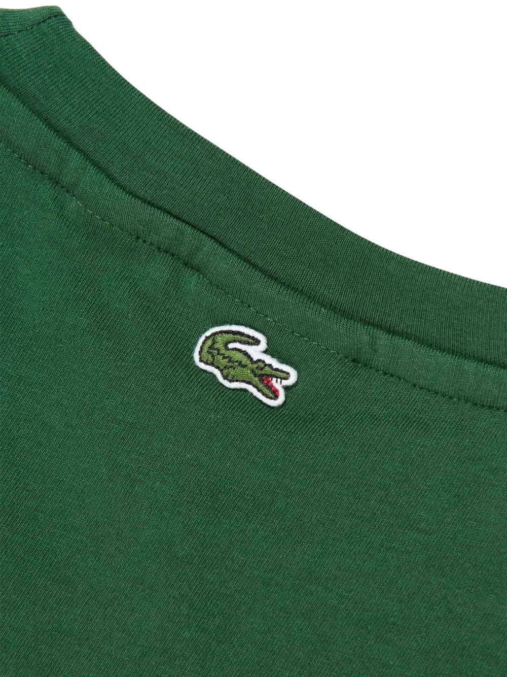 Футболка с аппликацией логотипа Lacoste Kids, зеленый — фото 3