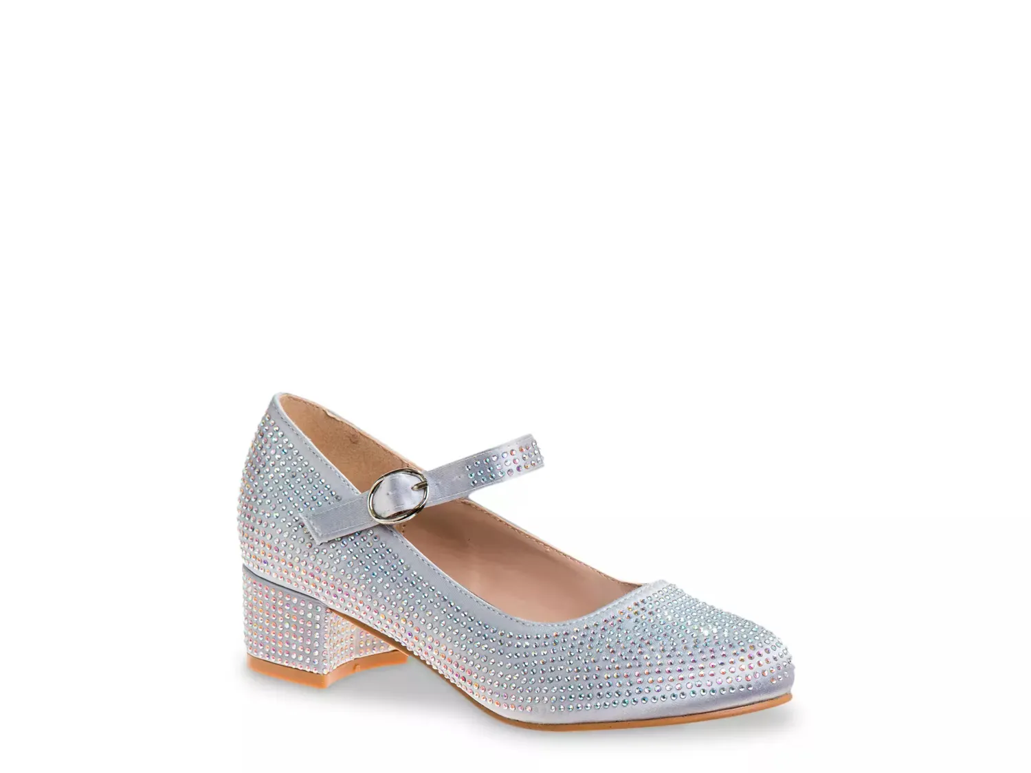 

Crystal Accent Туфли - детские Badgley Mischka, Silver Metallic