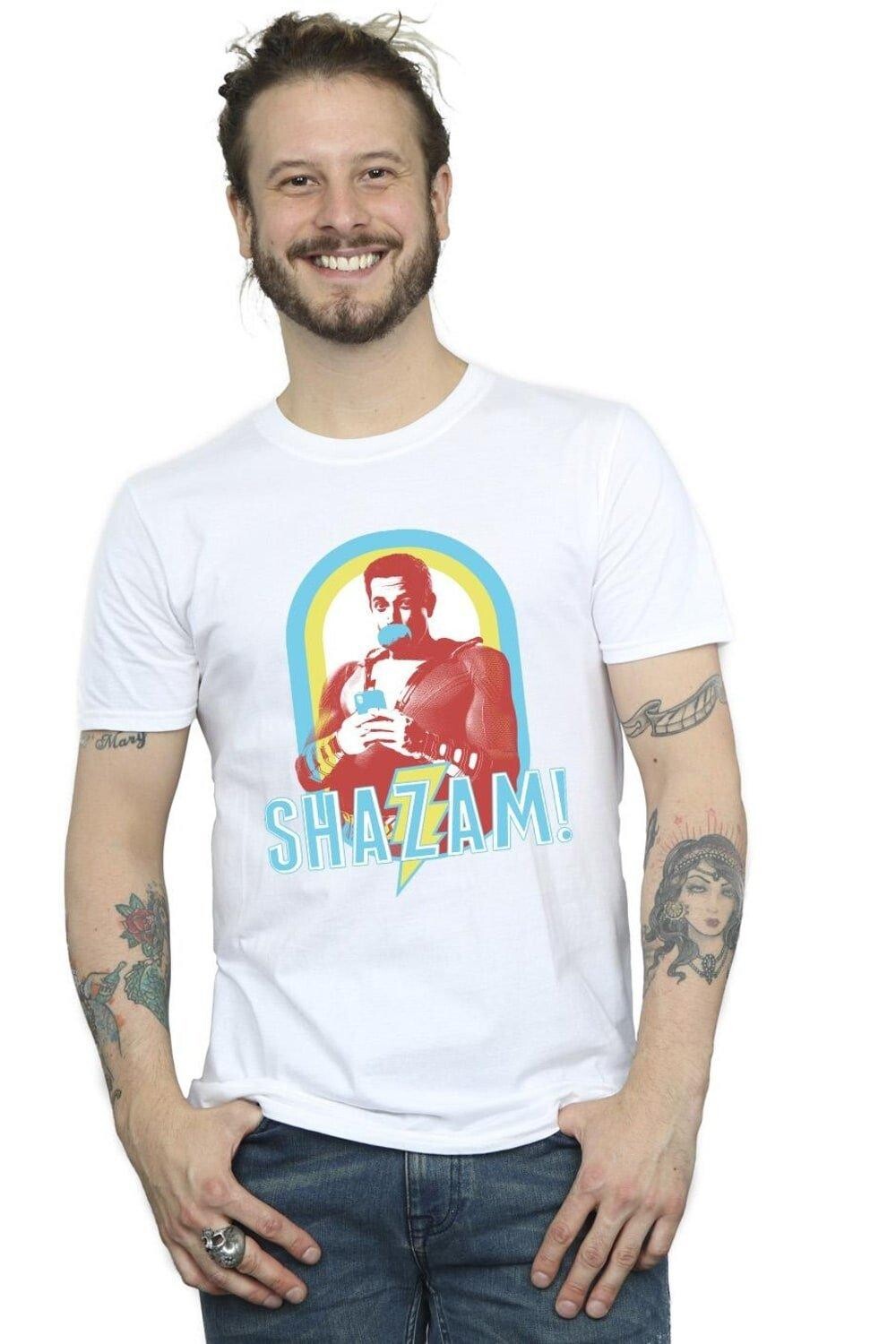

Футболка в рамке Shazam Buble Gum DC Comics, белый