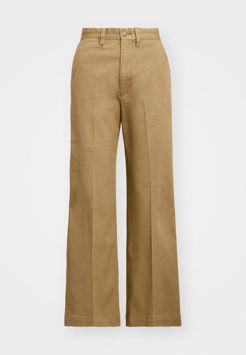 Брюки Wide Leg Cropped Pant Polo Ralph Lauren, цвет montana khaki — фото 4