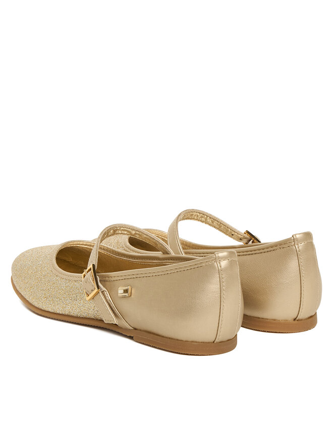 Балетки Tommy Hilfiger Ballerina T4A3-33930-0572 S Goldfarben — фото 3