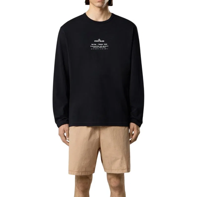 Футболка STONE ISLAND SS26 Black — фото 4