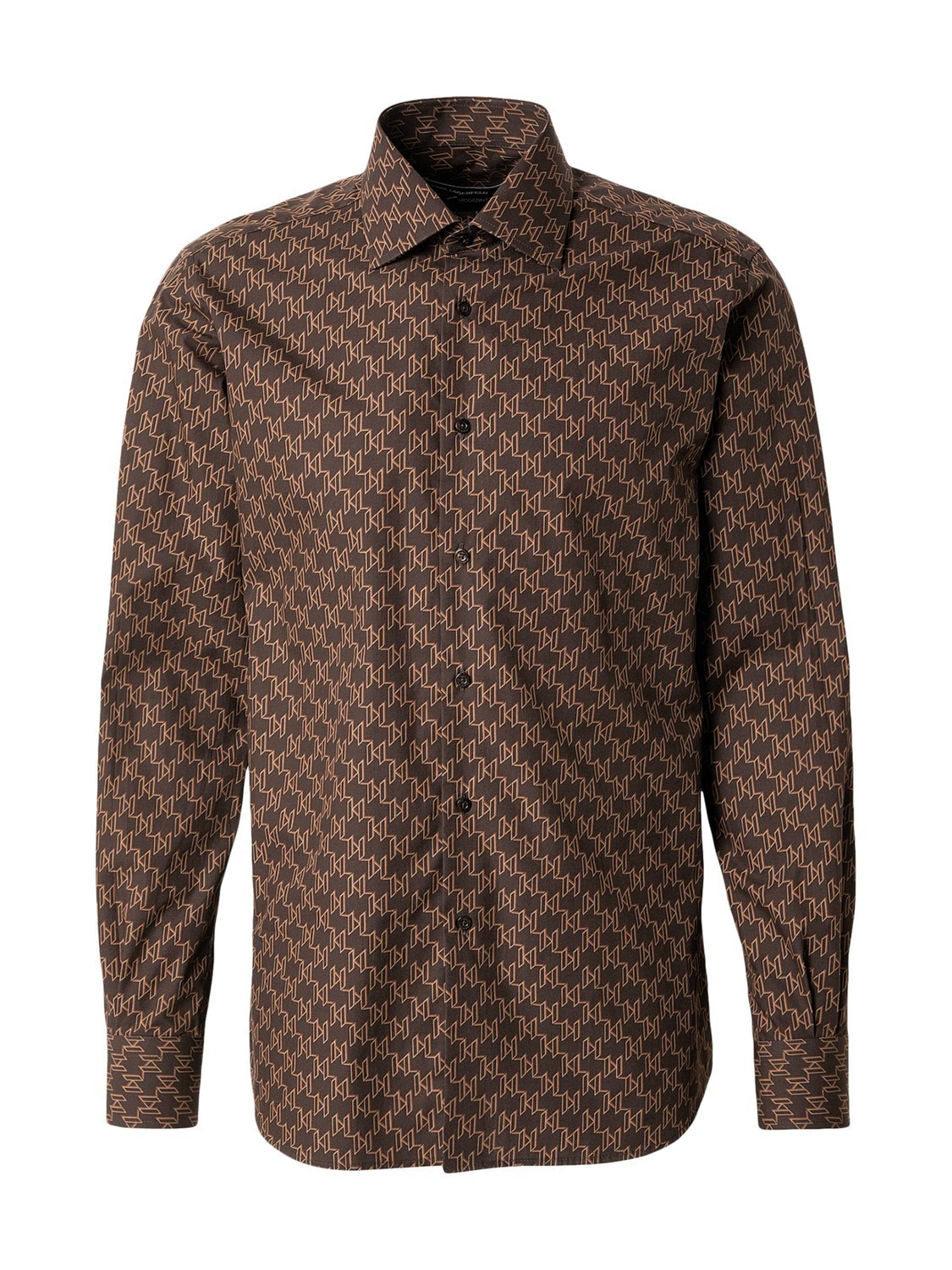 

Karl Lagerfeld Рубашка на пуговицах Regular fit в коричневом цвете, Mocha, M
