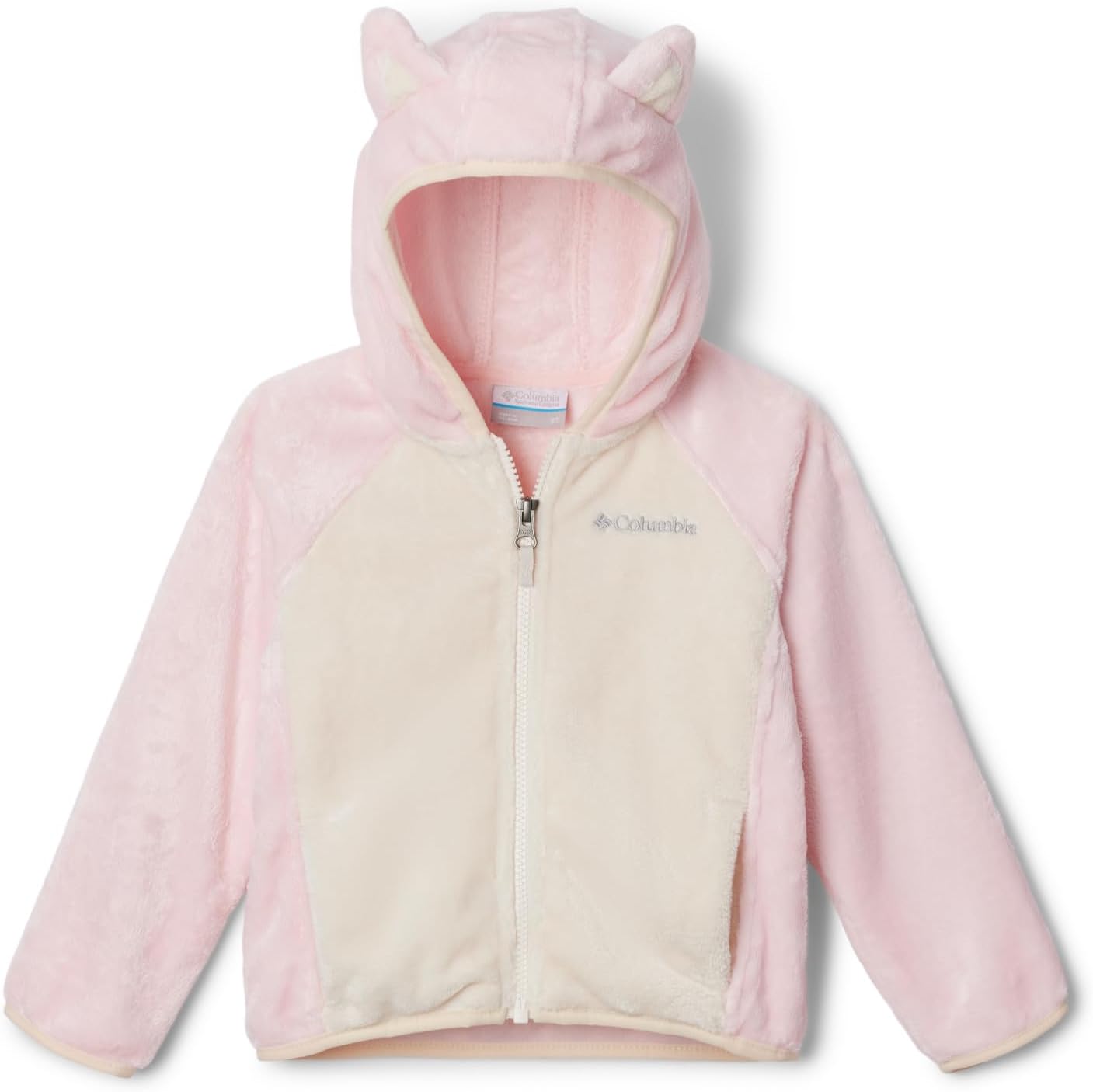 

Columbia Unisex-child Foxy Baby Sherpa Full Zip, Satin Pink/Chalk