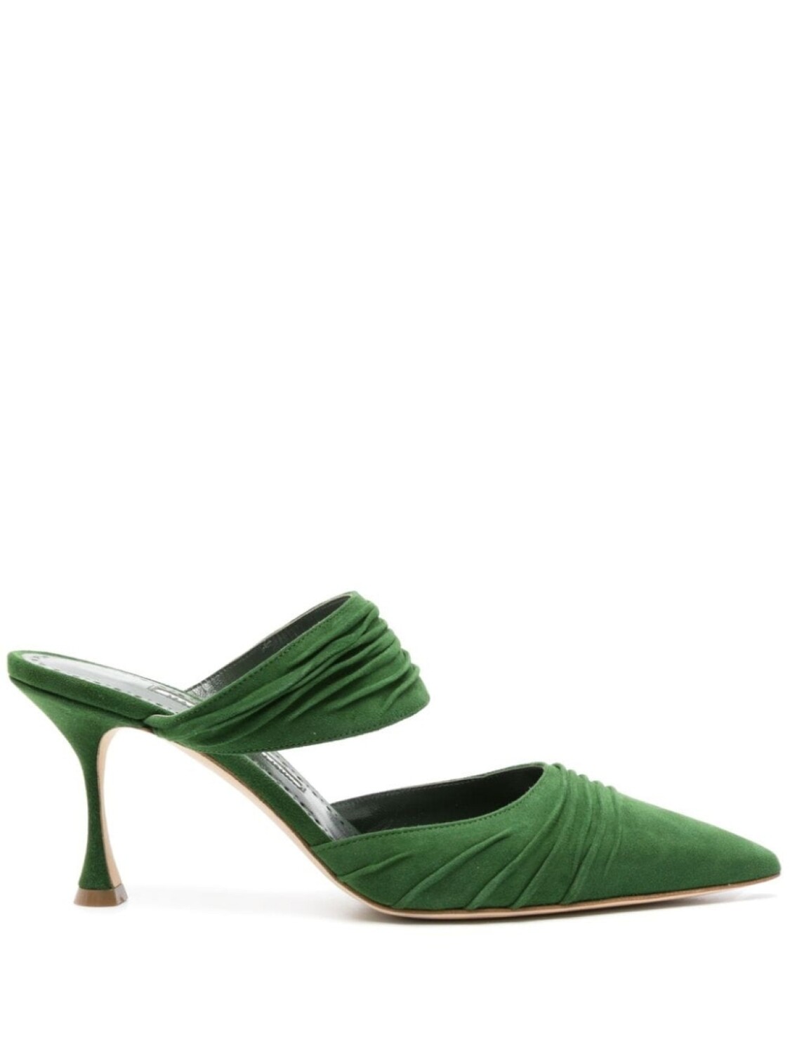 

Manolo Blahnik мюли Circeamu 70, зеленый