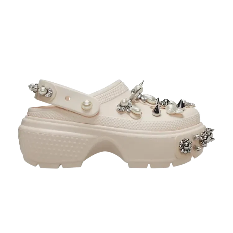 Сабо Simone Rocha x Crocs Stomp Clog, белый