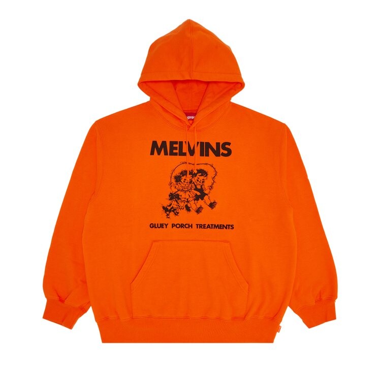 

Толстовка Supreme x Melvins Hooded Sweatshirt, оранжевый