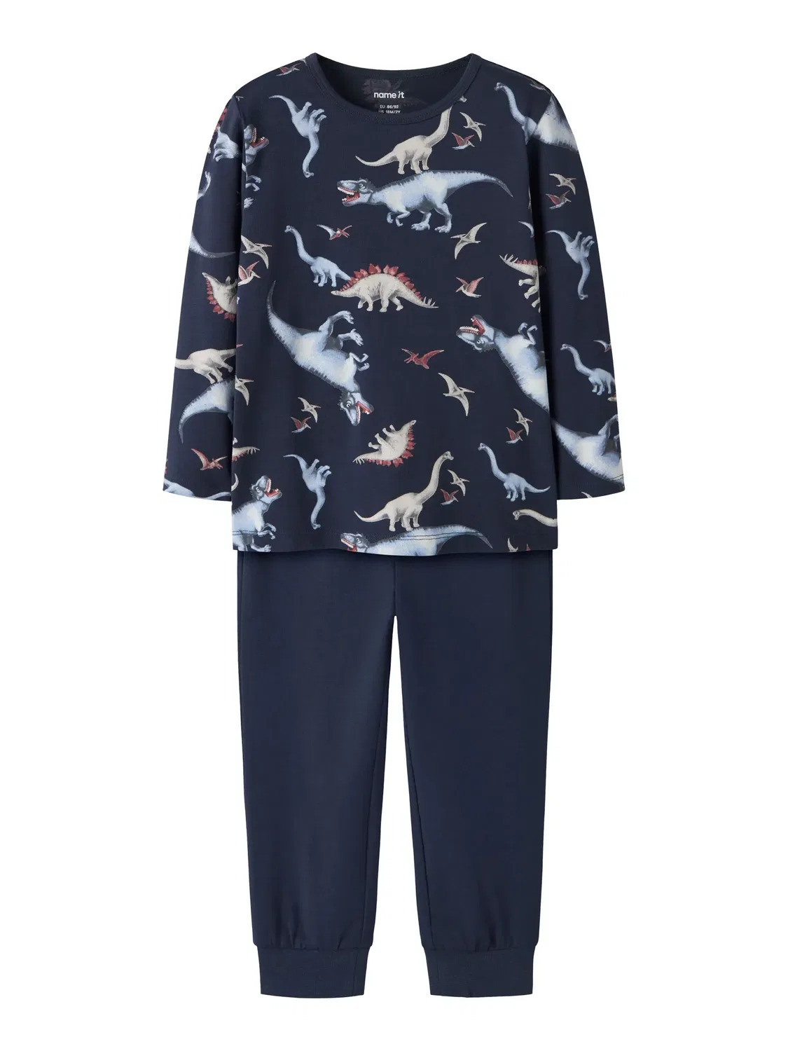 Пижама двухкомпонентная, хлопок, Name it, navy blazer